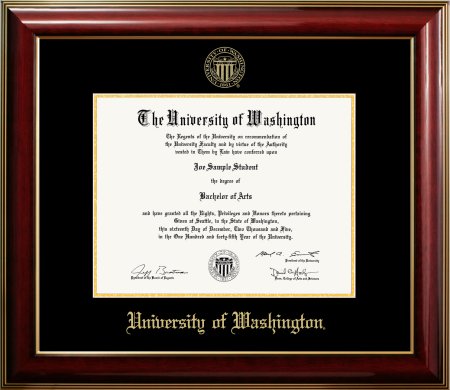 University of Washington - Diploma Frame Products Image for the Start page.